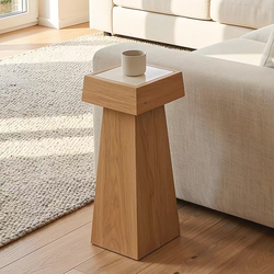 Brand new marble pedestal side table