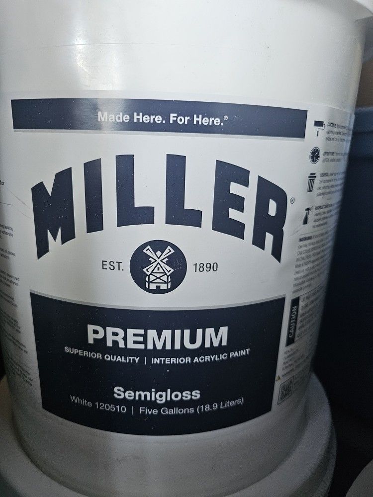 Interior Miller Paint Semigloss