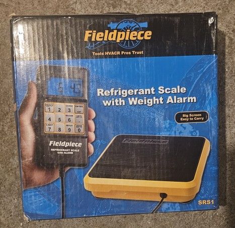 HVAC Refrigerant Scale With Weight Alarm