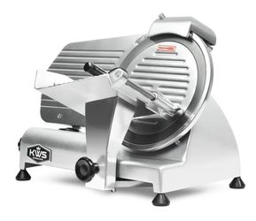 KWS 10NS Commercial 10" Electric Meat Slicer, 320W High-Torque Motor, Stainless Steel Blade, Deli-Style Thin Slicing, Built-In Sharpener, Heavy-Duty A