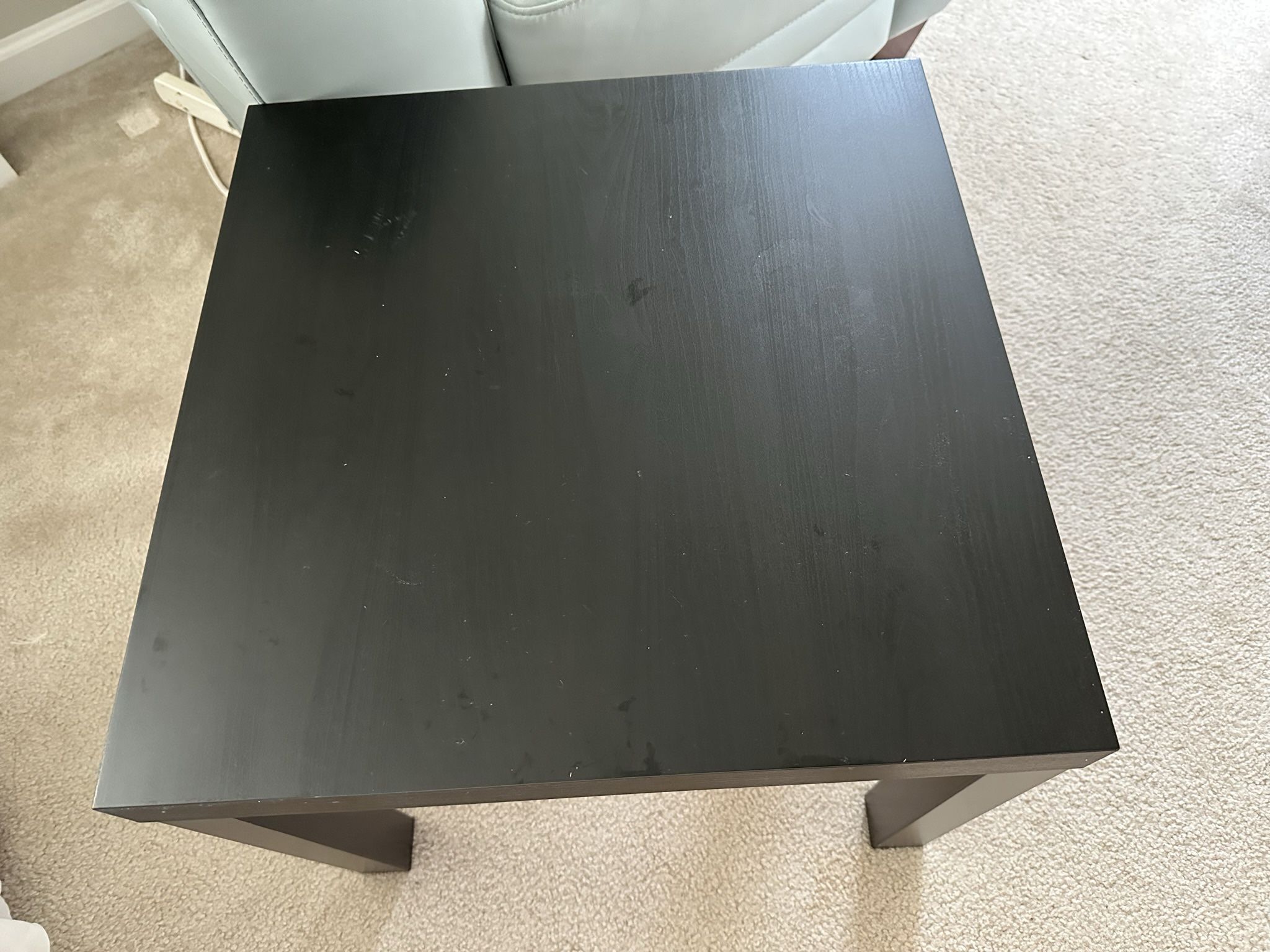 IKEA Black Side Table 