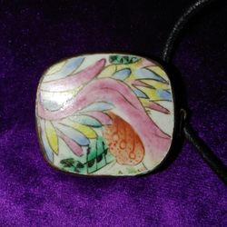 Porcelain/ceramic Artful Pendant