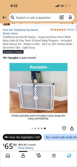 Baby gate