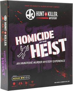 Homicide at the Heist board game murder mystery hunt a killer game