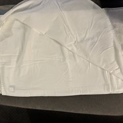 Fabric Shower Curtain White