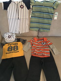 Four 18 month outfits (2 new with tag)