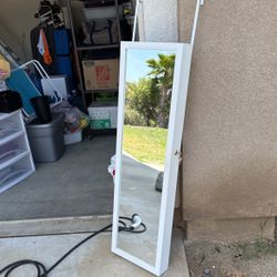 Over the door mirror cabinet