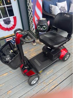 Electric mobility scooter pride 4 wheels