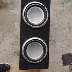 10in Punch Sub Woofer's With Box