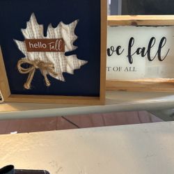 Fall Plaques 