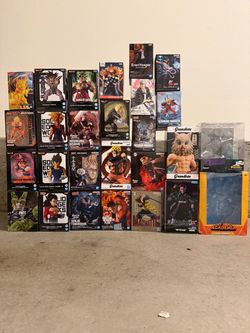 Anime Figure Lot – Dragon Ball, Naruto, Demon Slayer & More