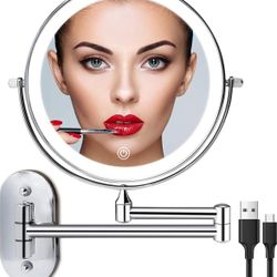 New Rachargeable Wall Mounted Light Mirror