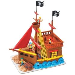 Pirate Ship Playset with Figures