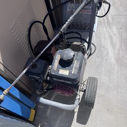 Gas pressure washing machine