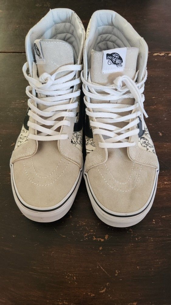 RARE Vans Unisex SK8-Hi Disney 101 Dalmatians