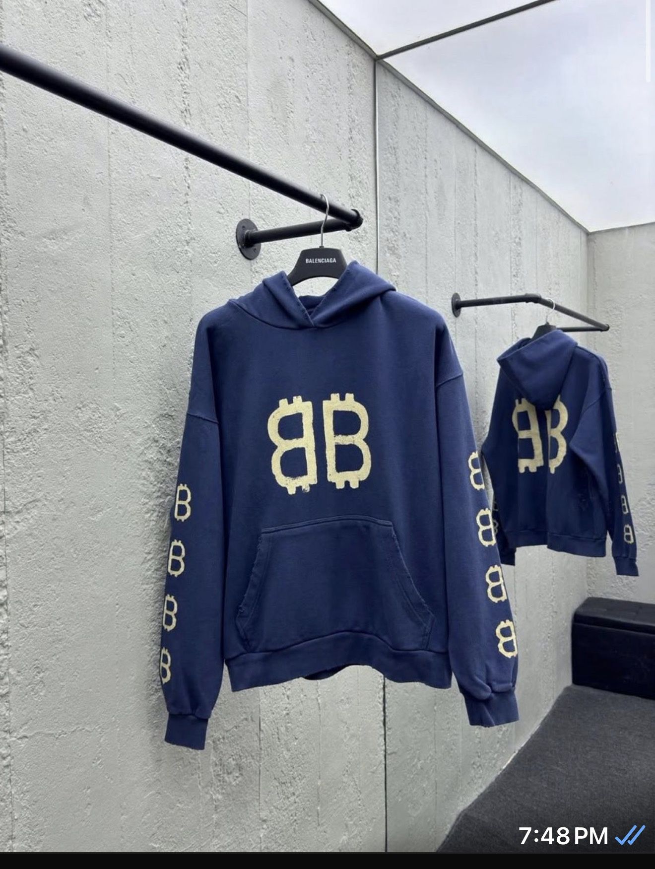 Balenciaga XXXL Bitcoin Crop Hoodie