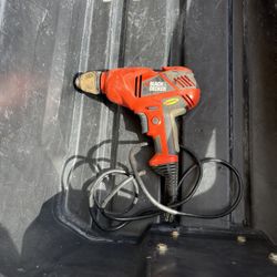 Black And Decker Corded Drill