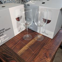 12 large wine glasses