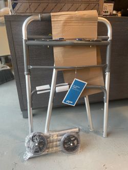 New ProBasics Deluxe Two-Button Folding Walker