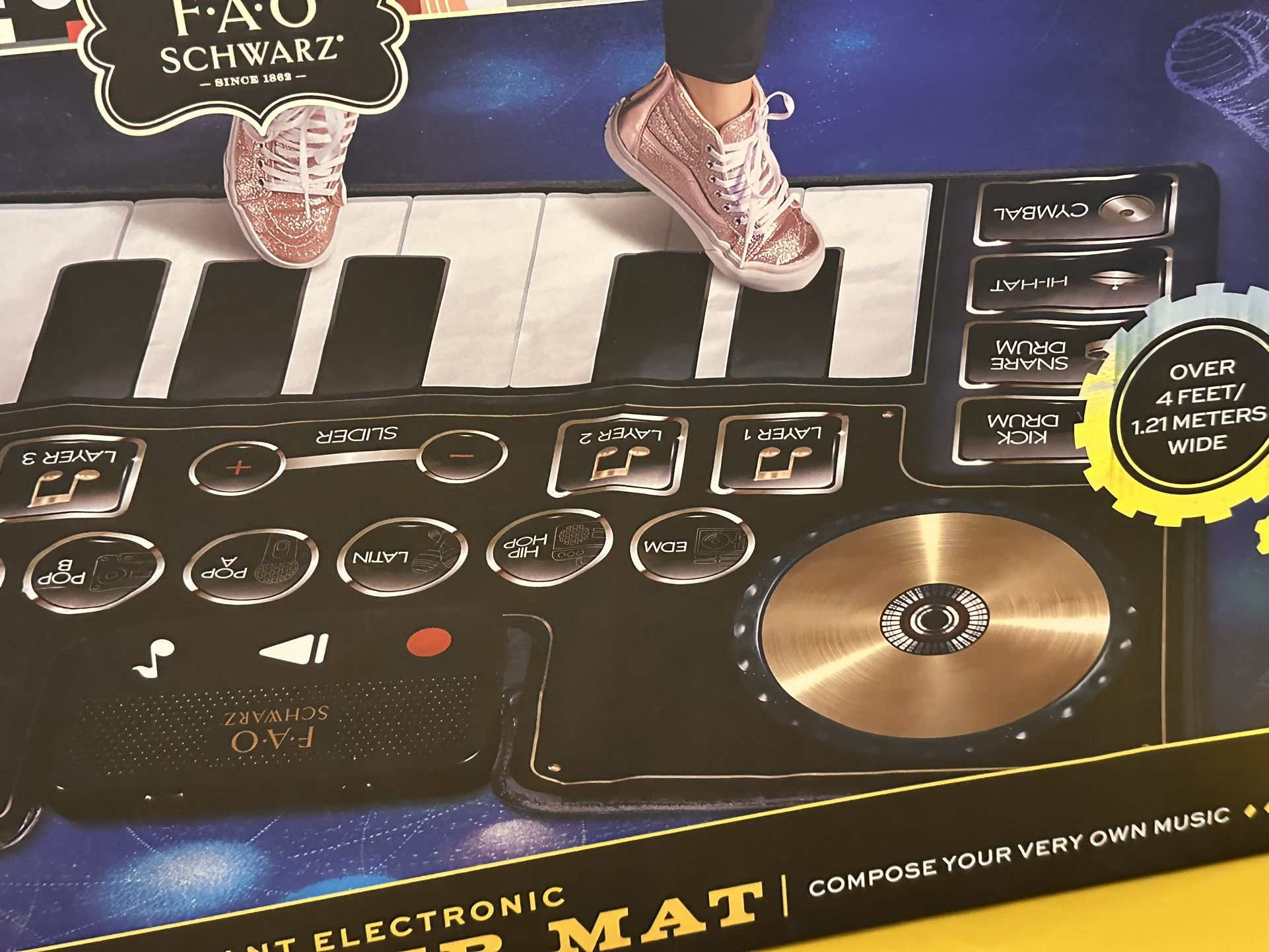 Dj Mixer Dance And Music Mat , Compose Your Music
