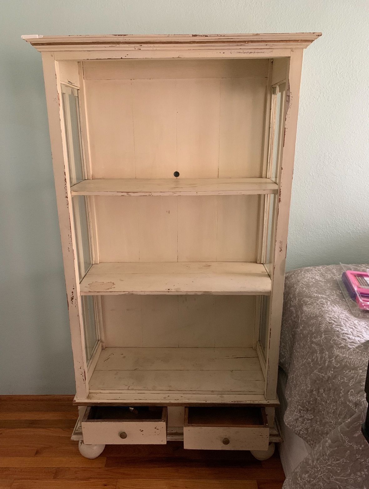 Shabby Chic Wood Bookshelf