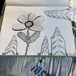Flower Pen Drawing New 