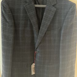 Rockin’ Sartorial Plaid Sportcoat 42R New With Tags