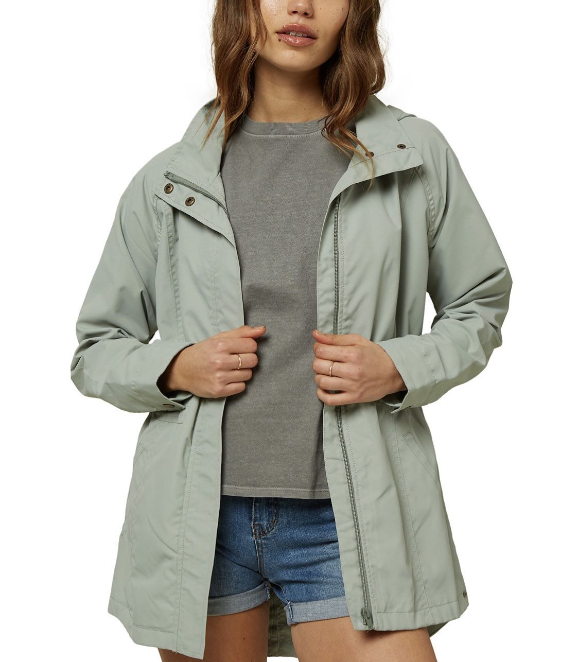 O'Neill Juniors' Gale Waterproof Hooded Windbreaker