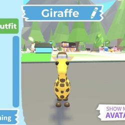 Adopt Me Fly Ride Giraffe