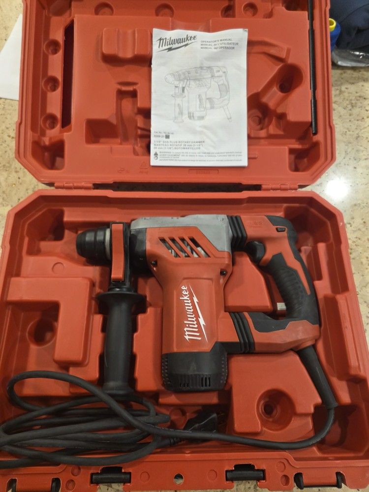 Milwaukee 5268-21 1-1/8" SDS Plus Rotary Hammer Kit 5268-21