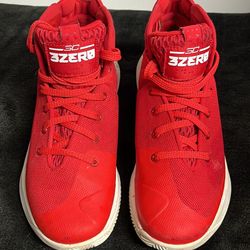Boys Under Armour UA Steph Curry 3ZERO Basketball Shoes Red 