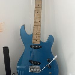 Guitarra Eléctrica  Azul 