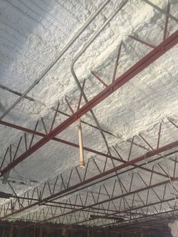 Spray foam insulation