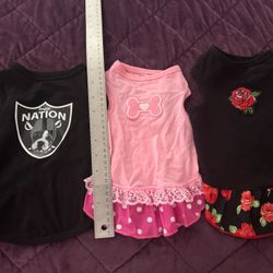 3 Doggie Dresses -Set of 3