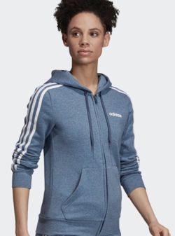 Adidas Blue Zipper Hoodie - Size Small - Brand New
