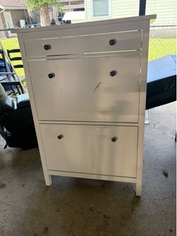 IKEA GULLABERG Shoe cabinet , white, 34 5/8×11 3/4x48"