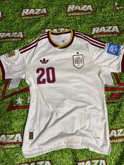 Spain 2026 Away Jersey Pedri #20 Version Player Size L
