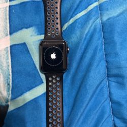 Apple Watch Series 3 GPS, 42mm Space Gray Aluminum Case With Black Sport Band