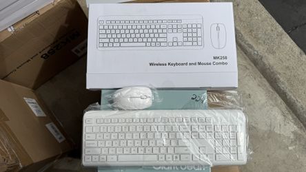 Wireless Keyboard and Mouse Combo (white) wholesale