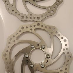 pair of discs for mountain bike brakes 