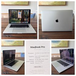 Like New 2.6ghz i7, 16gb, 500gb, Apple MacBook Pro Touchbar, Office 2019, Logic Pro