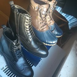 Náutica Snow Boots, And Santino Luciano Casual Boots. 