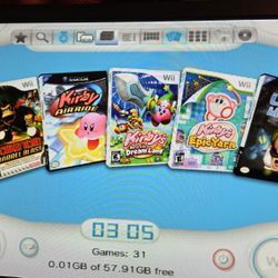 Wii With 5000 Retro GAMES