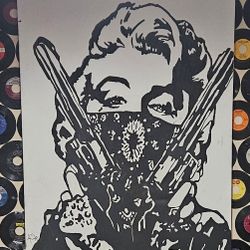 Marilyn Monroe  Icon Celebrity One Of One 36" X 48"
