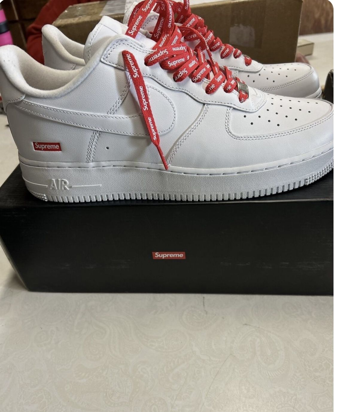 Nike AF1 Supreme Whte