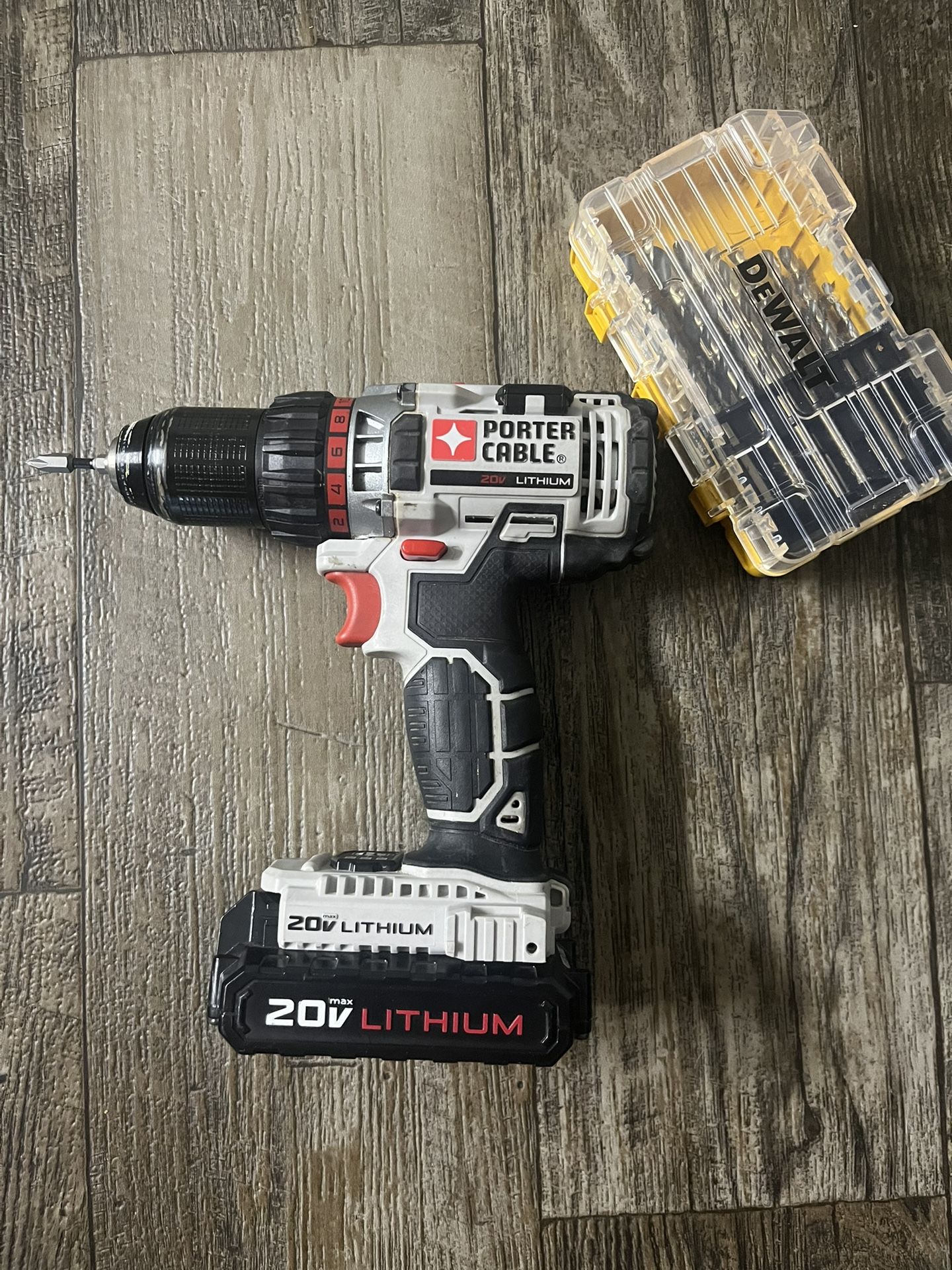 Porter-Cable 20V Drill + DEWALT Bit Set (Both for $30!)