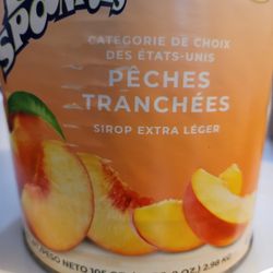 Peaches, Big Can It Weights 6lb And 10 Oz. They Sell Normal For $25.