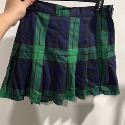 Girl Skirt (Green/Blue)