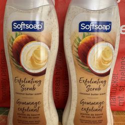 Soft soap body wash - exfoliating scrub
