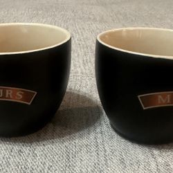 Bailey's Irish Cream Yours and Mine Mugs Cups Bowls